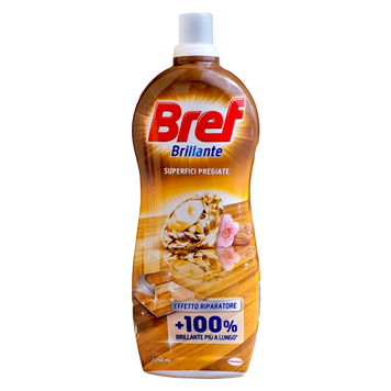 Засіб для миття підлоги паркетних і делікатних поверхонь BREF BRILLANTE PAVIMENTI MARMO&PARQ. 1250 мл. 8015100564507 фото