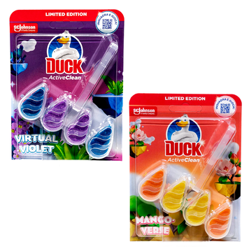 Ароматический блок для унитаза DUCK WC TAVOL SOLIDA ACTIVE TROPICAL 38 GR 1 шт. 5000204020168 фото