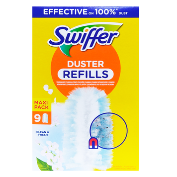 Змінні насадки для щітки для прибирання пилу ароматизовані SWIFFER DUSTER PROF.RICAR. 9 шт. 8700216676717 фото