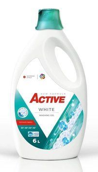 Гель для прання білих речей Active White 6 л 4631572 фото