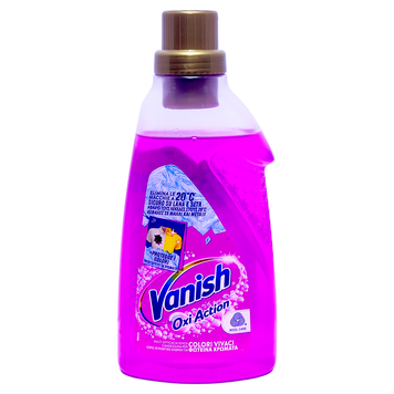 Плямовивідник підсилювач до прання рідкий VANISH SMACCH GEL ROSA 750 мл 8002910058227 фото