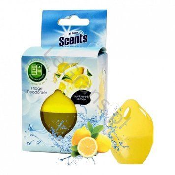 Поглинач запахів для холодильника Scents сонячний лимон 30 г DZ1035 фото