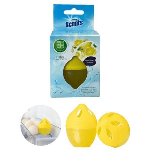 Поглинач запахів для холодильника Scents сонячний лимон 30 г DZ1035 фото