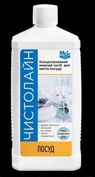 Засіб для миття посуду чистолайн посуд 1 л 1646953221 фото