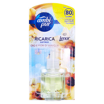Запаска для електричного дифузору AMBIPUR ELETT.RIC.LEN.ORO 20 мл. 8006540269428 фото