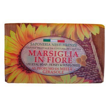 Мыло твердое натуральное NESTI DANTE SAPONE IN FIORE MIELE GIRASOLE 125г. 837524000847 фото