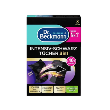 Серветки для оновлення чорного кольору та тканини Dr.Beckmann 8шт PR1025 фото