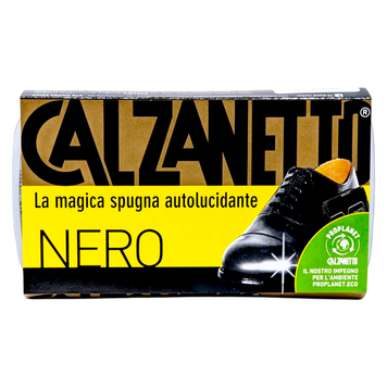 Губка для ухода за обувью черная CALZANETTO SPUGNA AUTOL. NERO 8004235002381 фото