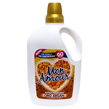 Кондиционер для стирки MON AMOUR AMMORB ORO ARGAN60 стирка 3000 мл. 8001280070716 фото