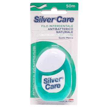 Зубная нитка SILVER CARE FILO INT.A/BAT. 50м. 8009315011024 фото