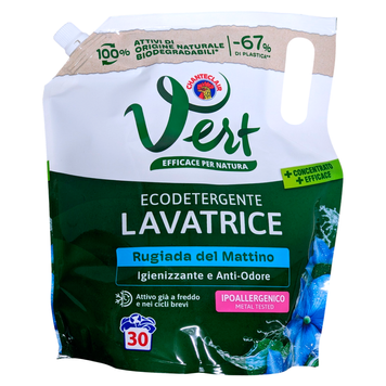 Рідкий засіб для прання універсальний запаска CHANTECLAIR VERT LAV.LIQ. LV 30 ML 1200 RIC RUGIADA DEL MATTINO 8015194534967 фото