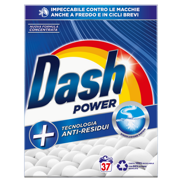 Стиральный порошок универсальный DASH FUSTONE37 стирка 1850 г. 8006540920794 фото