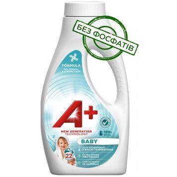 Гель для стирки детских вещей A+ Baby 0.99 л 5174054 фото