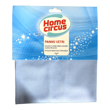 Тряпка для стеклянных поверхностей HOME CIRCUS PANNO VETRI CM35X40 1 шт. DZ1054 фото
