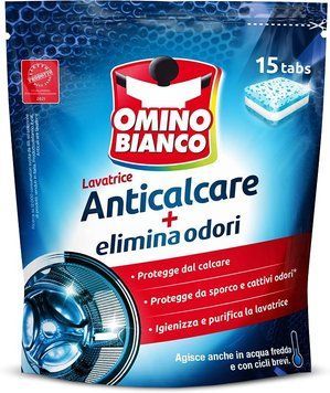 Засіб для пом'якшення води в пральній машині таблетки OMINO B.TABS LAV.A/CALC. 15 шт. 8003650015457 фото