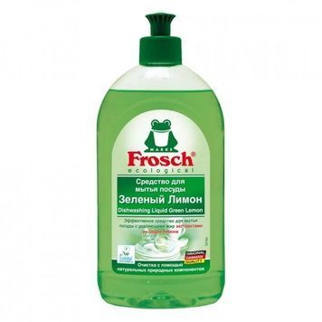 Засіб для миття посуду Frosch зелений лимон 0.5 л MP1002 фото
