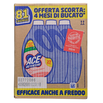 Жидкое средство для стирки цветных вещей ACE LAVATR LIQ 27 MIS ML. 1350 COLOR X3 TRIPACK (4050 ML) 8001480720862 фото