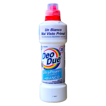 Рідкий засіб для прання білих речей DEO DUE LAVATRICE +BIANCO LT 1 8388776980705 фото