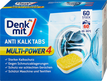 Таблетки від накипу для пральних машин Denkmit Anti-Kalk-Tabs 60 шт PR1044 фото
