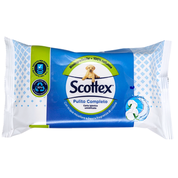 Вологий туалетний папір SCOTTEX C.IG.UMID.PUL.COM.42 шт. 5029053564630 фото
