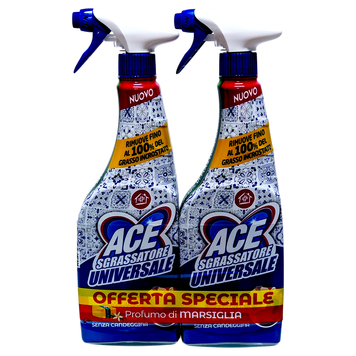 Засіб універсальний для чищення сграсаторе ACE SGRASSATORE UNIV.MAR.SPR.ML600X2 8001480721562 фото