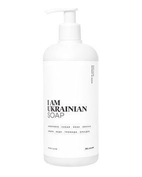 Рідке мило I am Ukrainian троянда + кедр + орхідея + амбра 500 мл 2111223671 фото