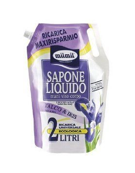 Мило рідке запаска MIL MIL SAP.LIQ.RIC.BUSTA TALC&IRIS 2000 мл. 8004120904950 фото