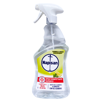 Универсальное средство для чистки NAPISAN SPR. ML740 IGIEN. SUPERFICI LIMONE&MENTA 8002910066581 фото