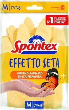 Рукавички для прибирання SPONTEX GUANTI SILKY SENSITIVE MEDIO 8004200120201 фото