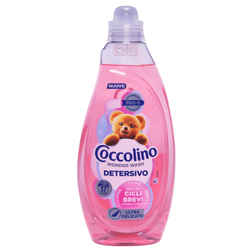 Жидкое средство для стирки универсальный деликатный COCCOLINO DET.DELICATO37 стирка 1480 мл. 8720181758546 фото