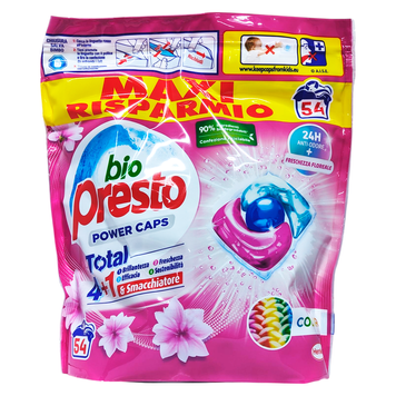Капсули для прання кольорових речей BIO PRESTO POWER CAPS PZ54 GR.648 COLOR 8015100578467 фото