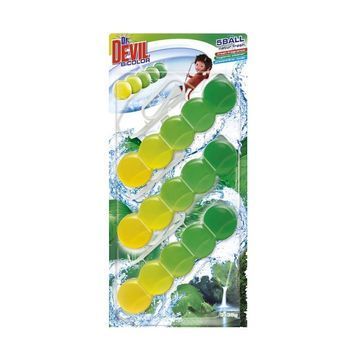 Подвесной блок для унитаза Dr. Devil WC BiColor природная свежесть 35 г 3 шт 4549454 фото