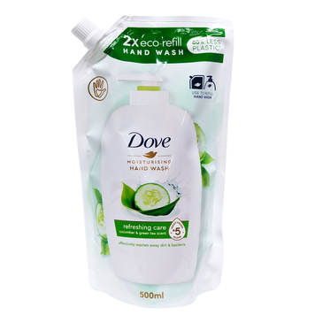Крем-мило рідке запаска DOVE SAP.LIQ.RIC.FRESH 500 мл. 8717163097700 фото