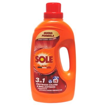 Рідкий засіб для прання кольорових речей SOLE DET.LIQ. LAV. 29 ML. 1305 PROTEGGI COLORE 8002910029289 фото