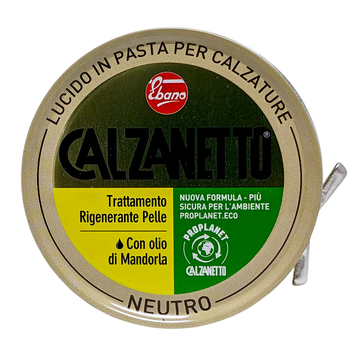 Крем-паста для обуви нейтральный цвет CALZANETTO LUC.PASTA NEUTRO 50 мл. 8004235000646 фото