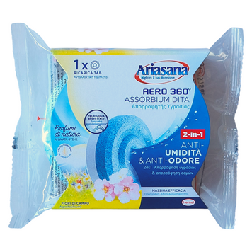 Змінна таблетка для вологопоглинача польові квіти ARIASANA AERO RIC.TAB.FIORI DI CAMPO 1x450 г. 4015000437592 фото