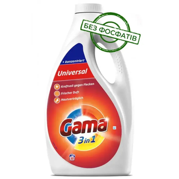 Гель для прання універсальний Gama Universal Professional 4.05 л 5175800 фото