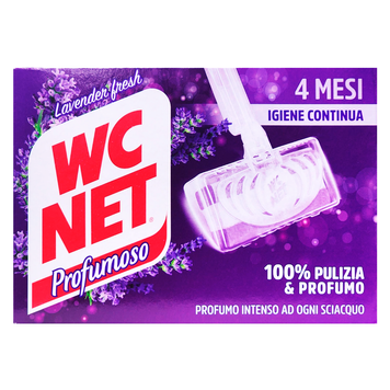Ароматический блок для унитаза WC NET TAV.WC LAVANDA 4 шт. 8003650020284 фото