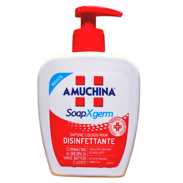Мило рідке AMUCHINA SAPONE LOQ. IGIENIZANTE DISINFETTANTE ML 250 8000036026014 фото