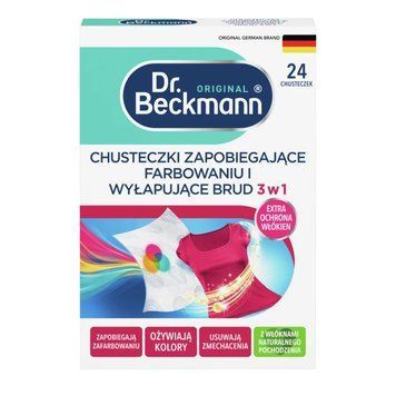 Серветки-пастки для вловлювання кольору та бруду Dr. Beckmann 3 в 1 26 шт PR1050 фото