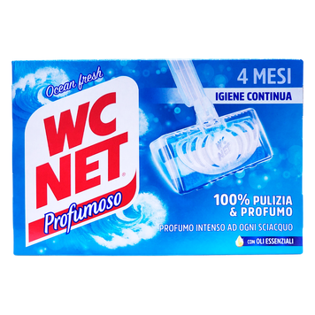 Ароматичний блок для унітазу WC NET TAV.WC OCEAN 4 шт. 8003650020314 фото