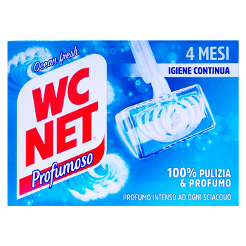 Ароматический блок для унитаза WC NET TAV.WC OCEAN 4 шт. 8003650020314 фото