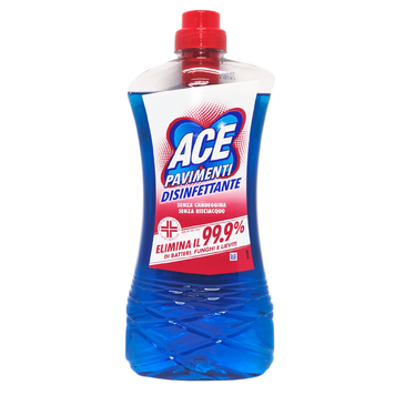 Засіб для миття підлоги ACE PAVIMENTI IGIENIZZANTE ML.1000 SENZA CANDEGGINA 8001480708488 фото