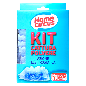 Щетка для уборки пыли с переменными насадками HOME CIRCUS DUSTER KIT+5 PIUM. 8050713239541 фото