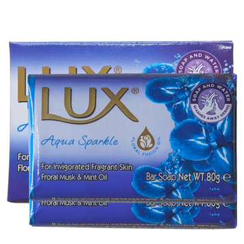 Мыло твердое LUX SAPONE GR 80 AQUA SPARKLE X2 BIPACK (160 GR) 8886467022463 фото