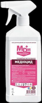 Дезинфицирующее средство для медицинских изделий Медиоцид MDM 1л с распылителем 1656965361 фото