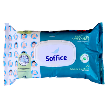 Влажные салфетки SOFFICE SALVIET.MILLEUSI RINFRESC.A. 72 шт. 8006335002674 фото