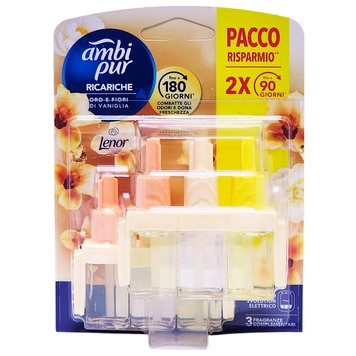 Запаски до ароматичного дифузора AMBIPUR 3VOL.RIC. M20 VANIGLIA X2PZ 8700216457880 фото