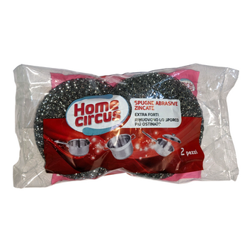 Шкребок кухонный HOME CIRCUS SPUGNA ABRAS.ZINCATE 2 шт. 8051739600360 фото