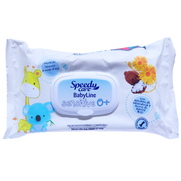 Влажные салфетки детские SPEEDY CARE 0+ SALV.BABY 72 шт. 8011502008366 фото